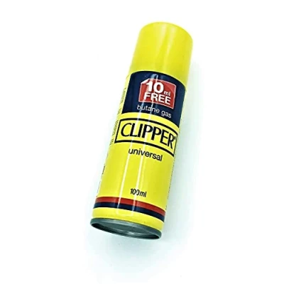 Immagine di LeoFla Gas Universale Butano per La Ricarica di Accendini e Accendigas 100 ML Clipper, Variabile, Media