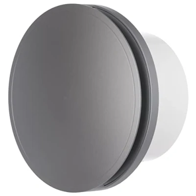 Immagine di LIRAST Ø 150mm Ventilatore da Bagno Argento Aspiratore Aria in Plastica Ventola per Cucina WC