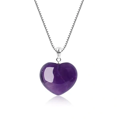Immagine di COAI Collana da Donna in Argento Sterling con Ciondolo Cuore Ametista