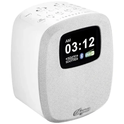 Immagine di Sangean DCR 83 Radio da tavolo DAB+, FM AUX, Bluetooth, USB Funzione di carica della batteria , allarme Bianco