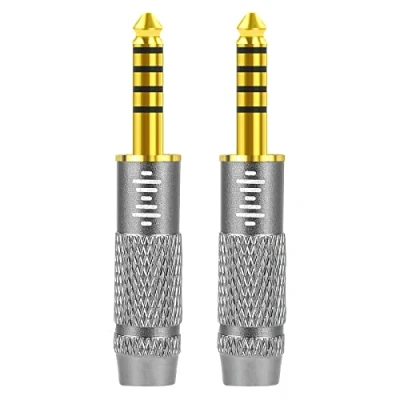 Immagine di GEEKRIA Apollo da 4,4 mm maschio a 3,5 e adattatore placcato oro bilanciato femmina 2,5 per Sony NW ZX300A, WM1A, WM1Z, PHA 2A, TA ZH1ES lettore audio, DAP (2 PCS)