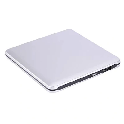 Immagine di PUSOKEI unità Dvd Esterna per Computer, USB 3.0 Masterizzatore Dvd/CD RW Driver Sottile Laptop Desktop(Argento)