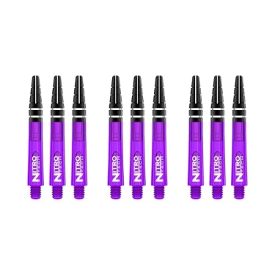 Immagine di RED DRAGON Nitrotech Short Stems Purple 3 Sets per Pack (9 in Total)