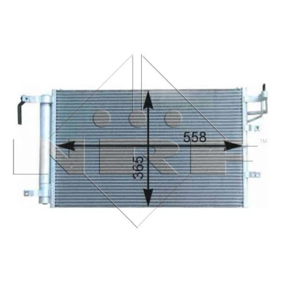 Immagine di NRF Easy Fit 35982 Condensatore con essiccatore, anello tenuta 14,2 9,6 Alluminio 555