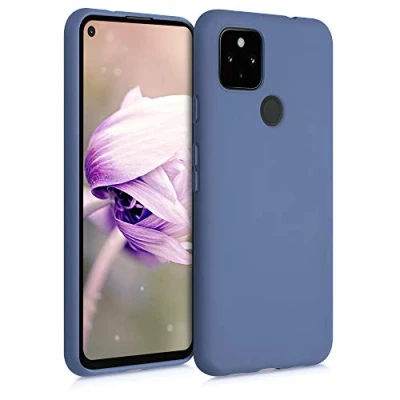Immagine di kwmobile Custodia Compatibile con Google Pixel 4a 5G Cover Back Case per Smartphone in Silicone TPU Protezione Gommata lilla