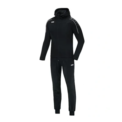 Immagine di JAKO Tuta da uomo in poliestere classico con cappuccio, nero, 4XL, M9450