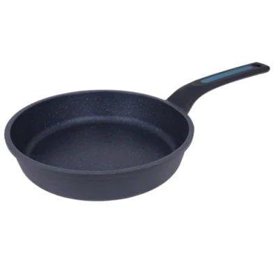 Immagine di Arcos Serie Thera Padella Antiaderente Alluminio Fuso Adatto a qualsiasi cucina Manico ergonomico in plastica e silicone Lavabile lavastoviglie Colore Nero Azzurro (20 cm)