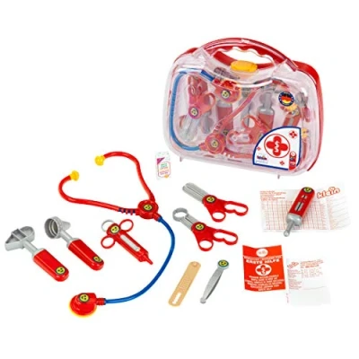 Immagine di Theo Klein 4395 Valigetta da Dottore I Resistente Custodia Trasparente con tantissimi Accessori Dimensioni 27 cm x 10 24 Giocattoli per Bambini dai 3 Anni in su