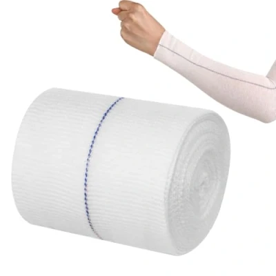 Immagine di Fascia elastica a compressione, traspirante, per braccio, caviglia, ginocchio, 7,5 cm x 5 m