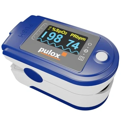 Immagine di Pulsossimetro pulox PO 250 con display LCD a colori, software e accessori