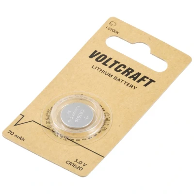 Immagine di VOLTCRAFT LM1620 Pila a bottone CR 1620 Litio 70mAh 3V 1PZ