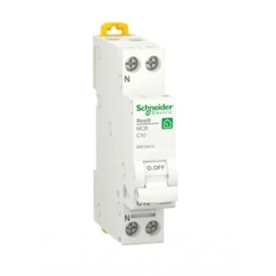 Immagine di Interruttore magnetotermico Schneider Electric R9P35610 1P+N 10A curva C