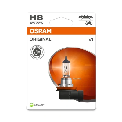 Immagine di OSRAM ORIGINAL LINE 12V, H8, halogen headlight lamp, Single Blister (1 lamp)
