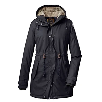 Immagine di G.I.G.A. DX Donna Parka funzionale casual in PU con cappuccio GW 53 WMN JCKT, Blu navy scuro, 34, 38937 000