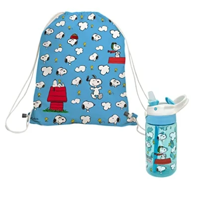 Immagine di NERTHUS FIH 1067 Set Zaino + Bottiglia Tritan Snoopy