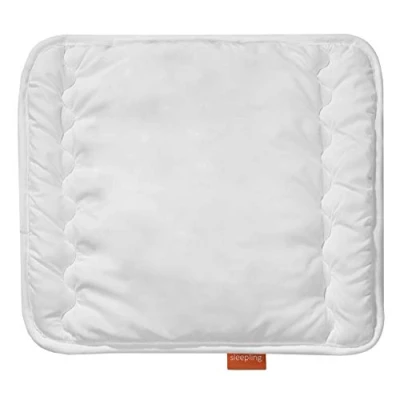 Immagine di sleepling 196281 cuscino piatto per neonati e bambini Prodotto in UE Lavabile 60 gradi Certificato Ökotex Anallergico 100% microfibra 35 x 40 cm, bianco