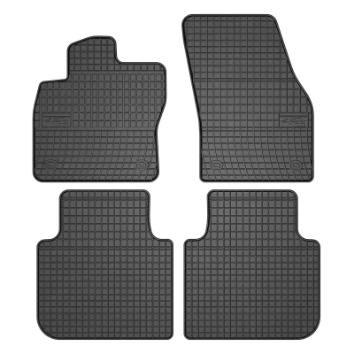 Immagine di FROGUM 547952 Set tappetino Gomma anteriore e posteriore 4 nero Su misura SKODA: Kodiaq