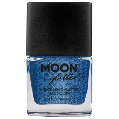 Immagine di Smalto Olografico Glitter by Moon 14ml Blu