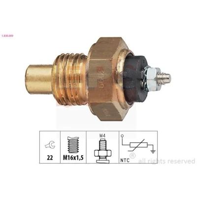 Immagine di EPS 1.830.099 Sensore Temperatura Olio M16x1,5 Made in Italy OE Equivalent