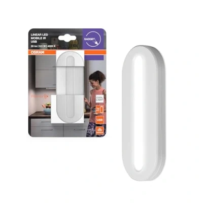 Immagine di OSRAM HOMELIGHTING Linear LED Mobile IR USB White 4099854536601 Luce notturna