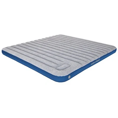 Immagine di High Peak Cross Beam King XL Materasso Gonfiabile, Unisex Adulto, Grigio Chiaro/Blu, 210 x 185 20 cm