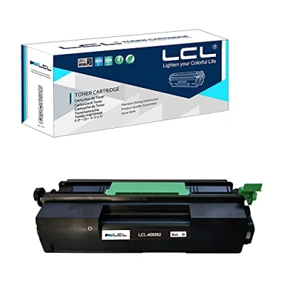 Immagine di LCL Cartucce di Toner Compatibile 408062 408061 408060 400DN 450DN 450LE SP400E SP400LE 5000Pagine (1 Nero) Sostituzione per Ricoh SP