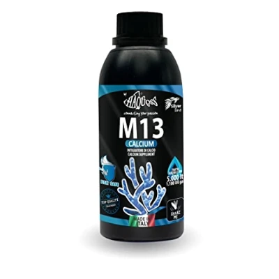Immagine di Haquoss M13 Calcium Concentrato di Calcio per Acquari Barriera, 250ml