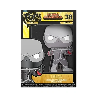 Immagine di Funko Pop! Large Enamel Pin My Hero Academia: Twice Spille Smaltate Spilla da Collezione Carina per gli Zaini &amp; Borse Idea Regalo Merchandising Ufficiale Anime Fans