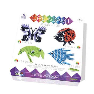 Immagine di CreativaMente Creagami Kit Farfalla Gioco di Creativita Origami Modulari, Multicolore, One Size, 731