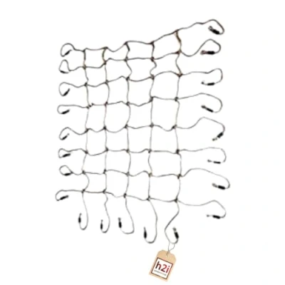 Immagine di h2i rete da arrampicata per bambini, con gancio a poppa, telaio, torre gioco, e casetta, accessori 200 x 125