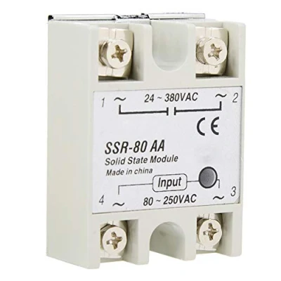 Immagine di relè a stato solido, 220v, Rele 220v SSR 80AA,interruttore solido monofase 80 250VAC 80A