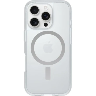 Immagine di Otterbox React Backcover per cellulare Apple iPhone 16 Pro Trasparente Carica induttiva, Compatibile con MagSafe