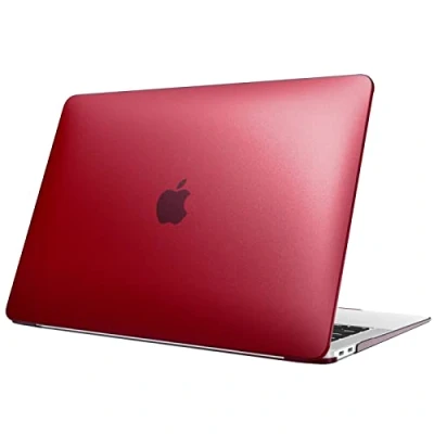 Immagine di FINTIE Custodia Compatibile con MacBook Air 13 2020 2019 2018 (Modello A2337 M1 / A2179 A1932) Sottile Cover Rigid Opaca Protettivo Guscio Case, Burgundy