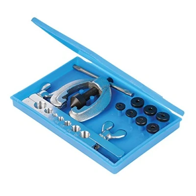 Immagine di Silverline 633545 Kit Attrezzi Borda Tubi, 9 Pezzi, per tubi di rame ed alluminio morbide