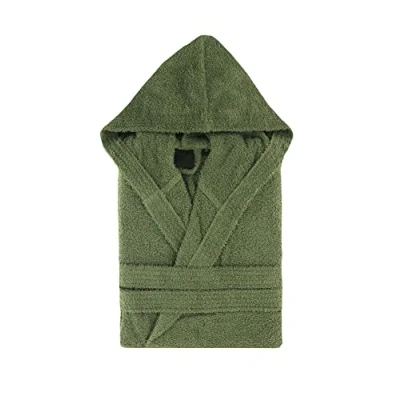 Immagine di Top Towel Accappatoio unisex da doccia per uomo o donna con cappuccio 100% cotone 500 g/m2 in spugna