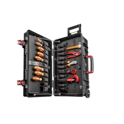 Immagine di Gedore SANIT R21902072 Valigia trolley con contenuto 72 parti (L x L A) 550 225 350 mm