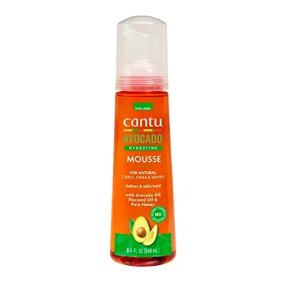 Immagine di Mousse per capelli all&#039;olio di avocado Coils &amp; Waves, 248 ml, Cantu