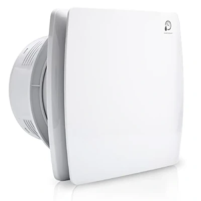 Immagine di SWANEW Ventilatore Aspiratore d&#039;aria silenzioso da 100 mm con sensore di umidità, per bagno, WC, cucina, bianco