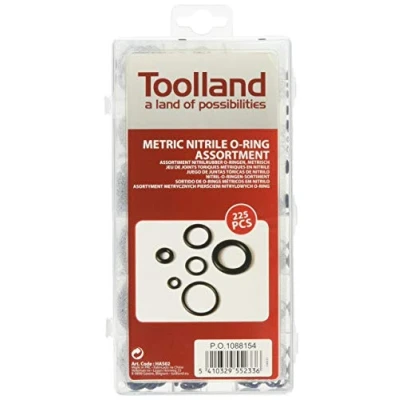 Immagine di Toolland HAS02 Assortimento o ring Contenuto 225 Parti