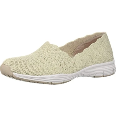 Immagine di Skechers Seager Stat, Sneaker Infilare Donna, Beige, 38 EU