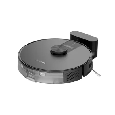 Immagine di EZVIZ RE4 Robot Aspirapolvere Lavapavimenti, Navigazione LiDAR Rilevamento Ostacoli, Aspirazione 4000Pa, Tappeti/Cadute, Serbatoio Acqua 300 ml, Autonomia 180 min, WiFi/APP/Alexa