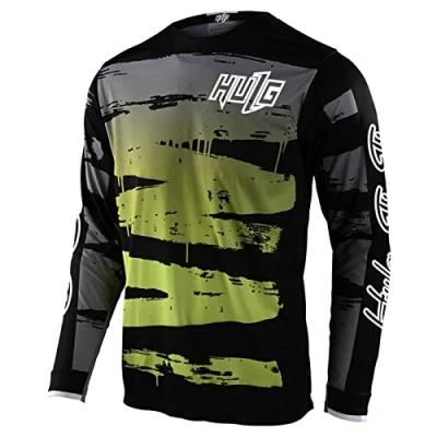 Immagine di Maglia CiclismoTraspirante Estivi MTB ConmanichelungheTraspirante Asciugatura Rapida Magliette Mountain Bike Uomo (Color 18,XL)
