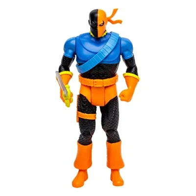 Immagine di McFarlane Giocattoli, DC Multiverse, 5 pollici Super Powers Deathstroke (Judas Contract) Action Figure con punti di articolazione, da collezione Retro 1980 Line Età 12+