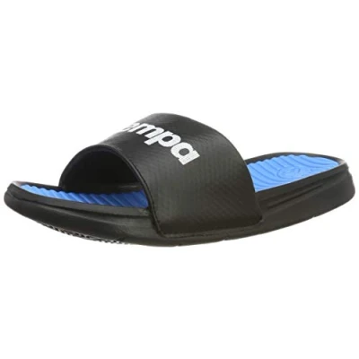 Immagine di Kempa Badepantolette, Scarpe da Spiaggia e Piscina Unisex Adulto, Multicolore (Kempablau/Schwarz 01), 38 EU