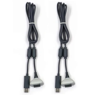 Immagine di TAPHET 2 x Cavo di ricarica USB per controller gioco wireless Xbox 360