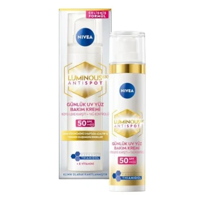 Immagine di Nivea Cellular Luminous 630 ANTI Pigment Spots DAY Fluid SPF 50 Siero, Taglia: 40 ml,