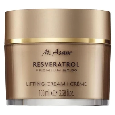 Immagine di M. Asam Resveratrol Premium NT50 Lifting Crème XXL (100 ml) crema anti invecchiamento per pelle liscia e visibile, ialuronica, cura del viso ogni tipo di