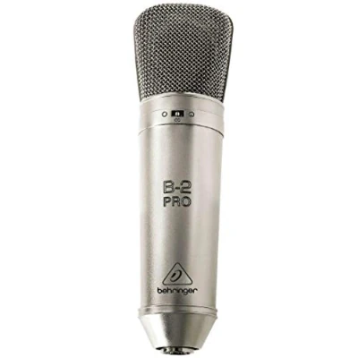 Immagine di BEHRINGER B2 PRO MICROFONO STUDIO CONDENSATORE CARDIOIDE OMNIDIREZIONALE FIGURA 8 + CUSTODIA SOSPENSIONE ACCESSORI