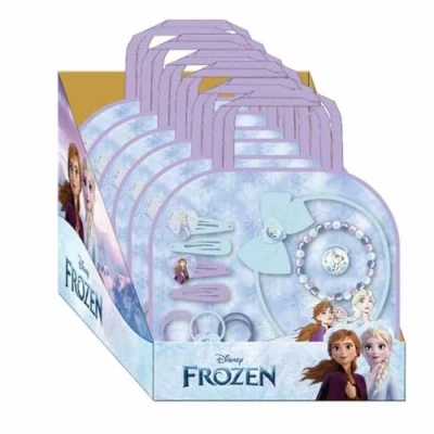 Immagine di Set di bellezza per bambini Frozen Ideale sorprendere i tuoi Include 5 elastici capelli, 1 fascia, 4 fermagli bracciale e un anello Prodotto originale
