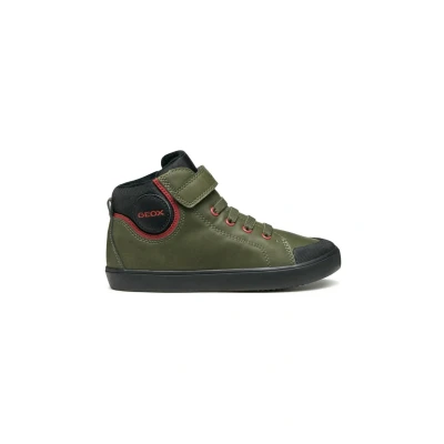 Immagine di Geox J Gisli Boy, Scarpe da Ginnastica, Dk Green Black, 29 EU